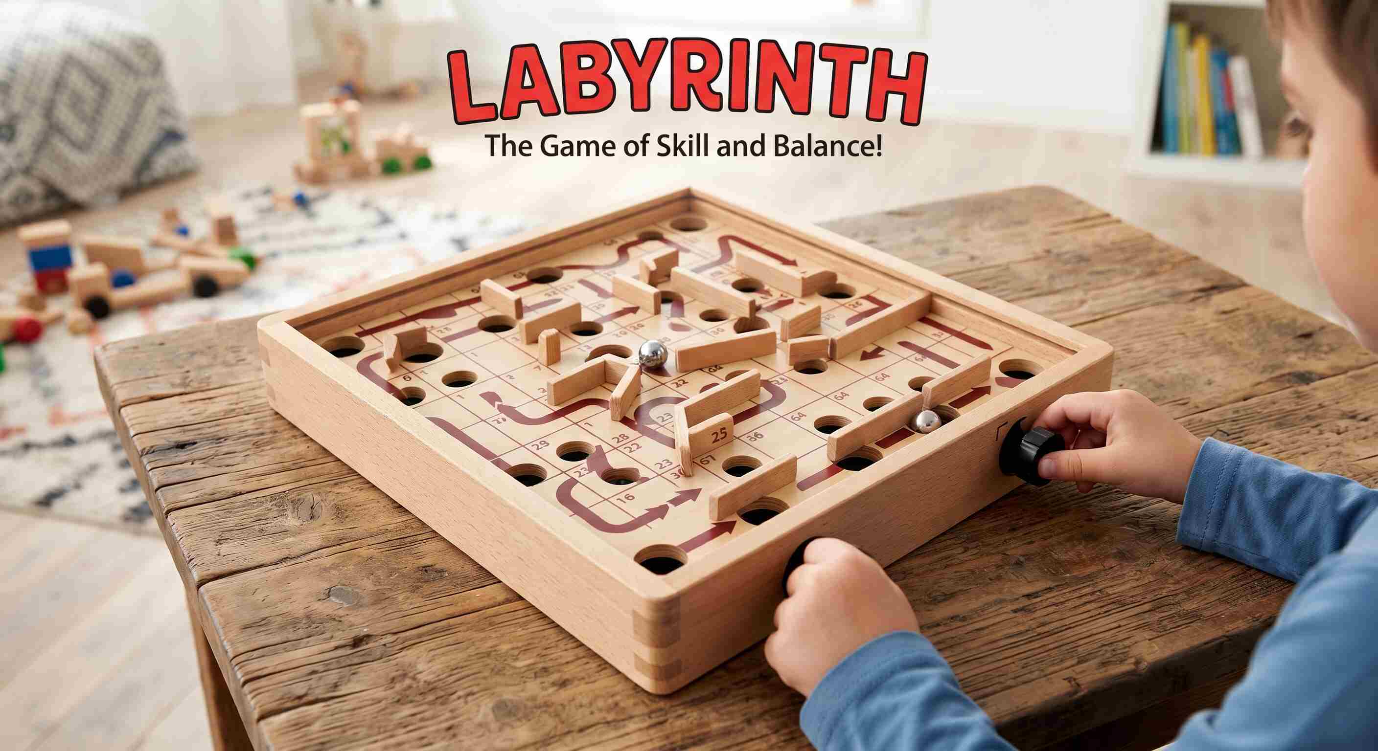 A classic game of labyrinth.